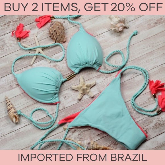 Double face bikini set - top & bottom - 2 piece - Picture 2 of 16